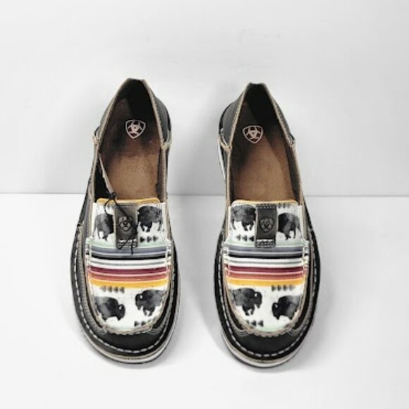 ARIAT Cruiser Buffalo Print Slip-On Shoes Sz 7.5 NEW - Picture 2 of 8